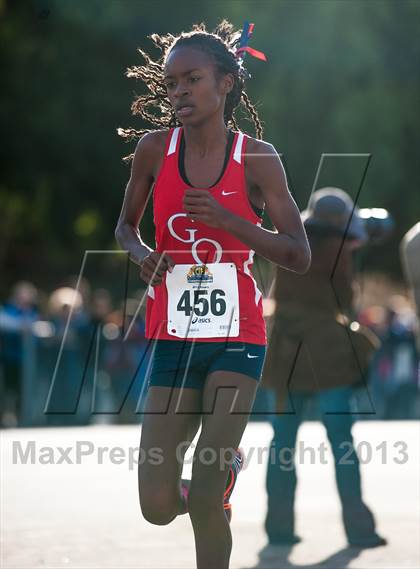 Thumbnail 3 in CIF SS Cross Country Championships (Girls D1) photogallery.