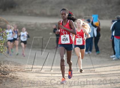 Thumbnail 2 in CIF SS Cross Country Championships (Girls D1) photogallery.