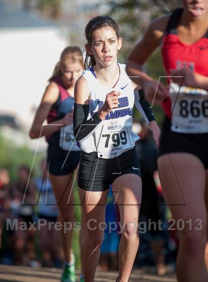 Thumbnail 2 in CIF SS Cross Country Championships (Girls D1) photogallery.