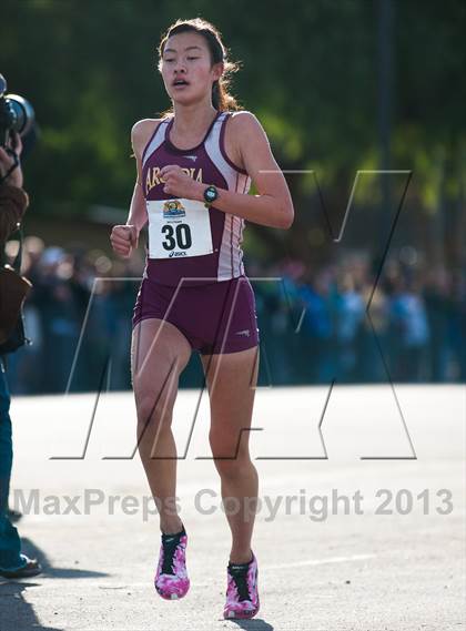 Thumbnail 2 in CIF SS Cross Country Championships (Girls D1) photogallery.