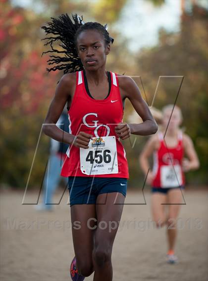 Thumbnail 2 in CIF SS Cross Country Championships (Girls D1) photogallery.