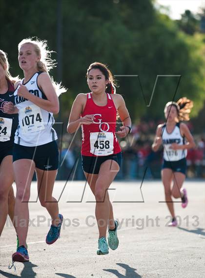 Thumbnail 2 in CIF SS Cross Country Championships (Girls D1) photogallery.