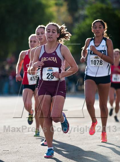 Thumbnail 3 in CIF SS Cross Country Championships (Girls D1) photogallery.
