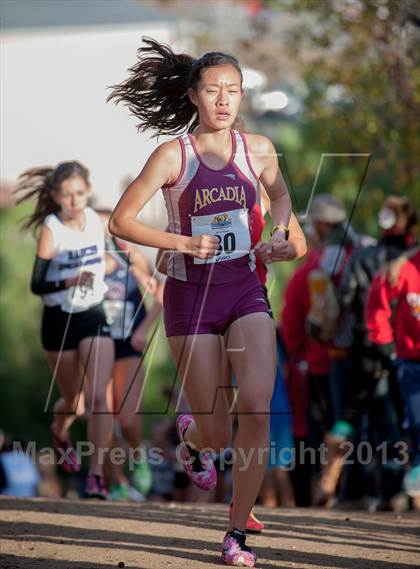 Thumbnail 2 in CIF SS Cross Country Championships (Girls D1) photogallery.