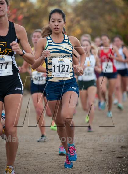 Thumbnail 2 in CIF SS Cross Country Championships (Girls D1) photogallery.