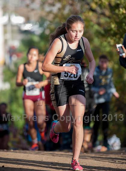 Thumbnail 3 in CIF SS Cross Country Championships (Girls D1) photogallery.