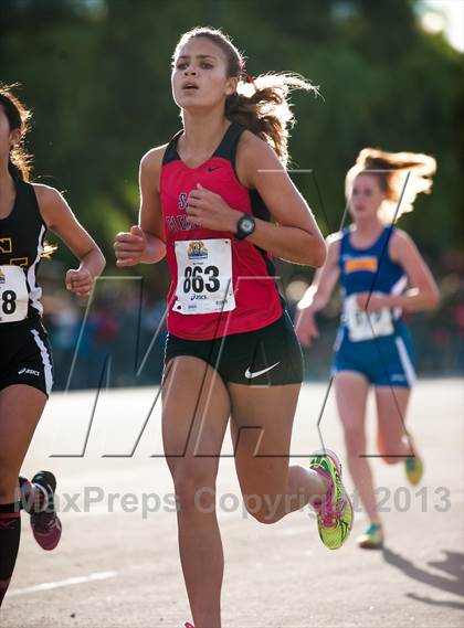 Thumbnail 3 in CIF SS Cross Country Championships (Girls D1) photogallery.