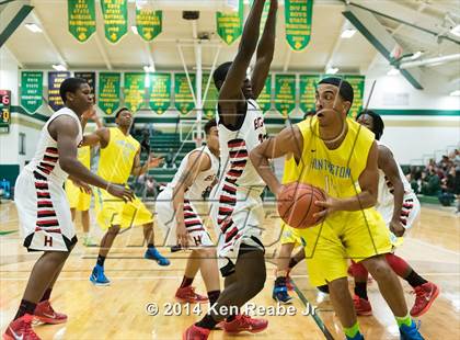Thumbnail 2 in Huntington St. Joseph Prep vs. Hughes (LeBron James Classic) photogallery.