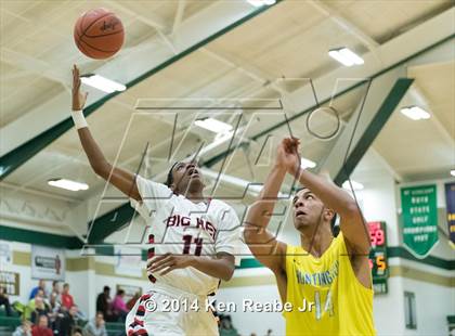 Thumbnail 1 in Huntington St. Joseph Prep vs. Hughes (LeBron James Classic) photogallery.