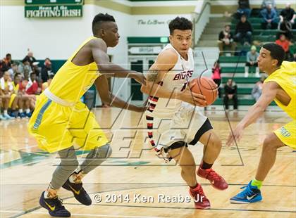 Thumbnail 2 in Huntington St. Joseph Prep vs. Hughes (LeBron James Classic) photogallery.