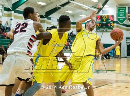 Thumbnail 2 in Huntington St. Joseph Prep vs. Hughes (LeBron James Classic) photogallery.