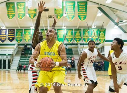 Thumbnail 2 in Huntington St. Joseph Prep vs. Hughes (LeBron James Classic) photogallery.