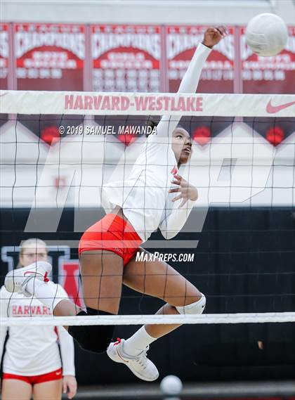 Thumbnail 3 in  Westlake @ Harvard-Westlake (CIF SS D2 Quarterfinal) photogallery.