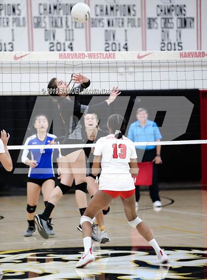 Thumbnail 2 in  Westlake @ Harvard-Westlake (CIF SS D2 Quarterfinal) photogallery.