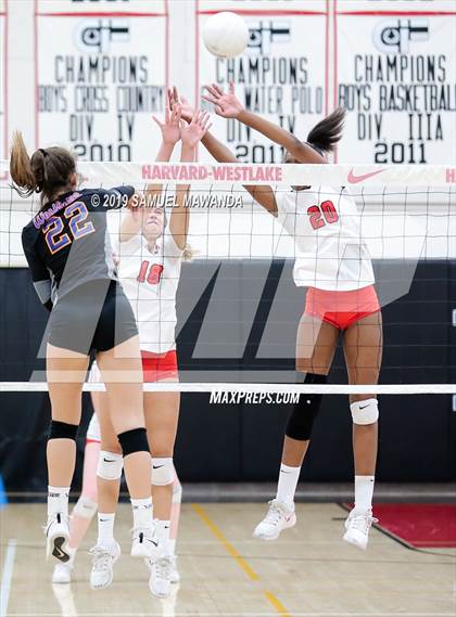 Thumbnail 3 in  Westlake @ Harvard-Westlake (CIF SS D2 Quarterfinal) photogallery.