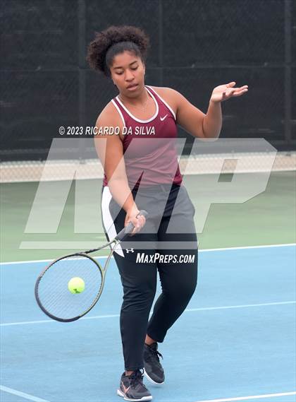 Thumbnail 2 in UIL Tennis 3A & 4A Mixed Doubles Quarterfinals photogallery.