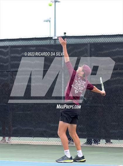 Thumbnail 2 in UIL Tennis 3A & 4A Mixed Doubles Quarterfinals photogallery.