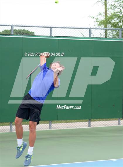 Thumbnail 2 in UIL Tennis 3A & 4A Mixed Doubles Quarterfinals photogallery.