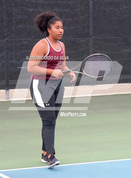 Thumbnail 1 in UIL Tennis 3A & 4A Mixed Doubles Quarterfinals photogallery.