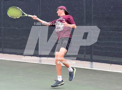 Thumbnail 1 in UIL Tennis 3A & 4A Mixed Doubles Quarterfinals photogallery.