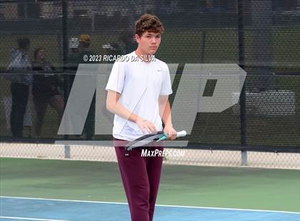 Thumbnail 3 in UIL Tennis 3A & 4A Mixed Doubles Quarterfinals photogallery.