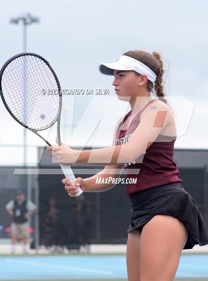 Thumbnail 1 in UIL Tennis 3A & 4A Mixed Doubles Quarterfinals photogallery.