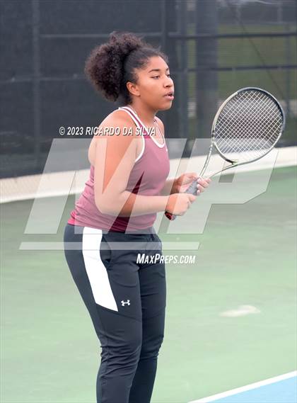 Thumbnail 1 in UIL Tennis 3A & 4A Mixed Doubles Quarterfinals photogallery.