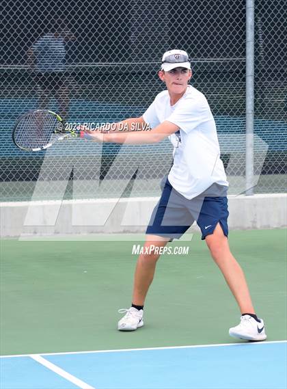 Thumbnail 2 in UIL Tennis 3A & 4A Mixed Doubles Quarterfinals photogallery.