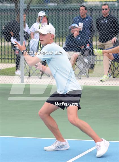 Thumbnail 1 in UIL Tennis 3A & 4A Mixed Doubles Quarterfinals photogallery.