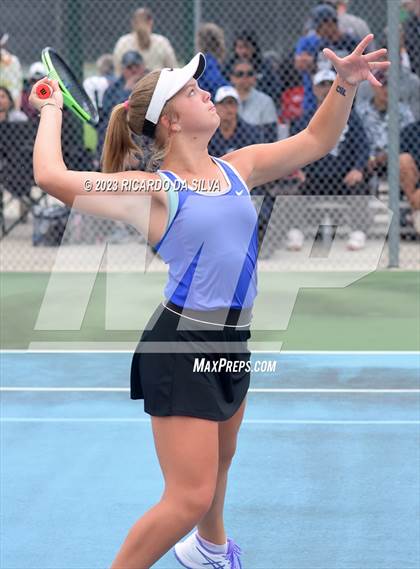 Thumbnail 2 in UIL Tennis 3A & 4A Mixed Doubles Quarterfinals photogallery.