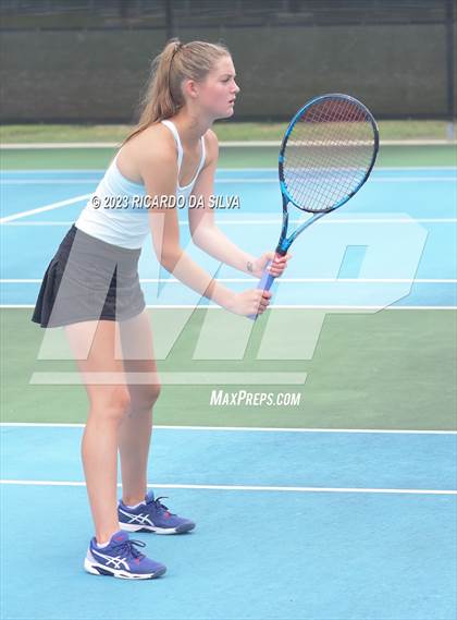 Thumbnail 1 in UIL Tennis 3A & 4A Mixed Doubles Quarterfinals photogallery.