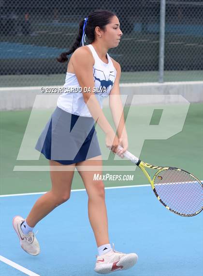 Thumbnail 1 in UIL Tennis 3A & 4A Mixed Doubles Quarterfinals photogallery.