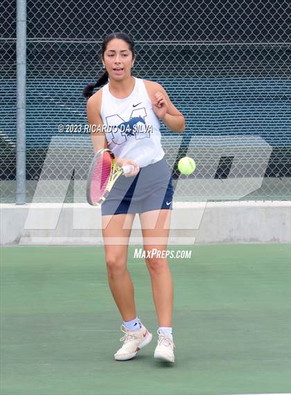 Thumbnail 2 in UIL Tennis 3A & 4A Mixed Doubles Quarterfinals photogallery.