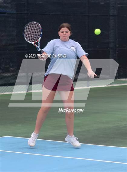 Thumbnail 1 in UIL Tennis 3A & 4A Mixed Doubles Quarterfinals photogallery.