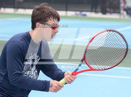 Thumbnail 2 in UIL Tennis 3A & 4A Mixed Doubles Quarterfinals photogallery.