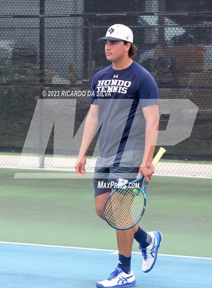 Thumbnail 1 in UIL Tennis 3A & 4A Mixed Doubles Quarterfinals photogallery.