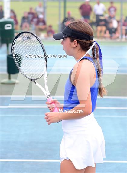 Thumbnail 1 in UIL Tennis 3A & 4A Mixed Doubles Quarterfinals photogallery.