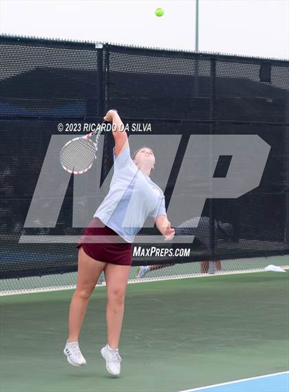 Thumbnail 2 in UIL Tennis 3A & 4A Mixed Doubles Quarterfinals photogallery.