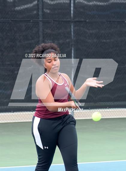 Thumbnail 2 in UIL Tennis 3A & 4A Mixed Doubles Quarterfinals photogallery.
