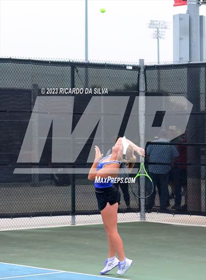 Thumbnail 1 in UIL Tennis 3A & 4A Mixed Doubles Quarterfinals photogallery.