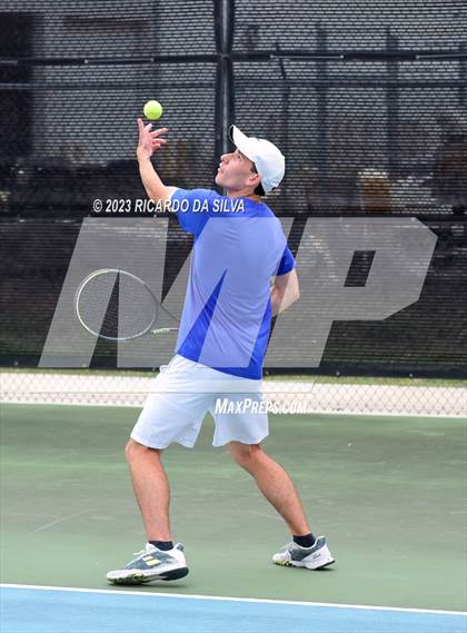 Thumbnail 2 in UIL Tennis 3A & 4A Mixed Doubles Quarterfinals photogallery.