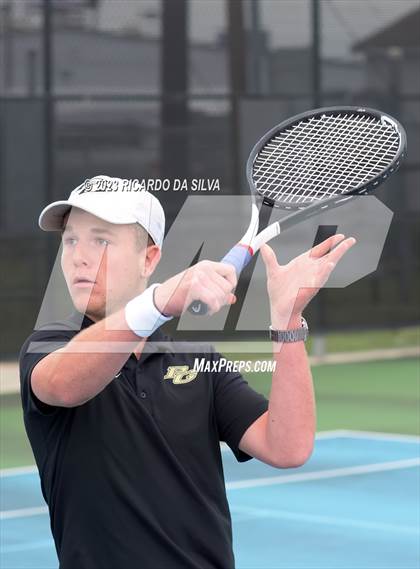 Thumbnail 1 in UIL Tennis 3A & 4A Mixed Doubles Quarterfinals photogallery.