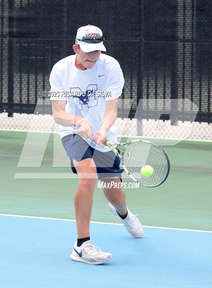Thumbnail 1 in UIL Tennis 3A & 4A Mixed Doubles Quarterfinals photogallery.