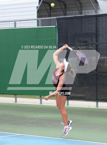 Thumbnail 2 in UIL Tennis 3A & 4A Mixed Doubles Quarterfinals photogallery.