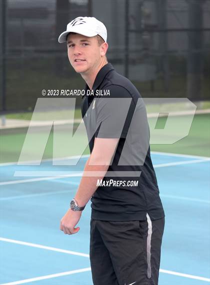 Thumbnail 2 in UIL Tennis 3A & 4A Mixed Doubles Quarterfinals photogallery.