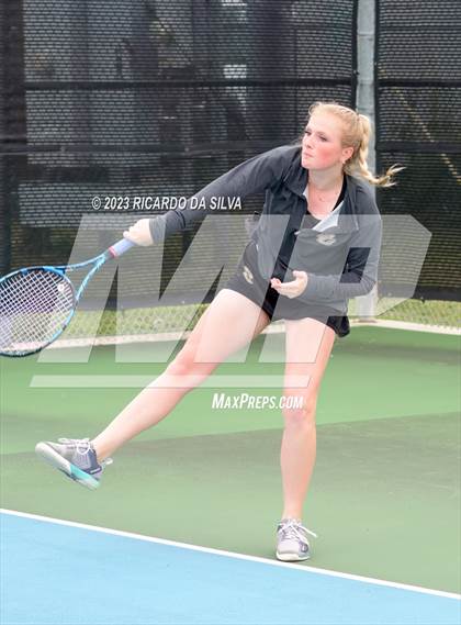 Thumbnail 3 in UIL Tennis 3A & 4A Mixed Doubles Quarterfinals photogallery.