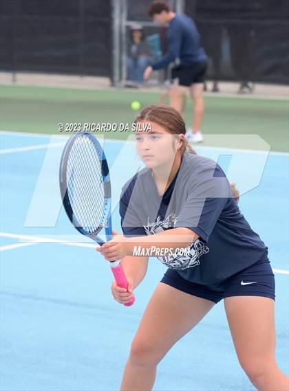 Thumbnail 3 in UIL Tennis 3A & 4A Mixed Doubles Quarterfinals photogallery.