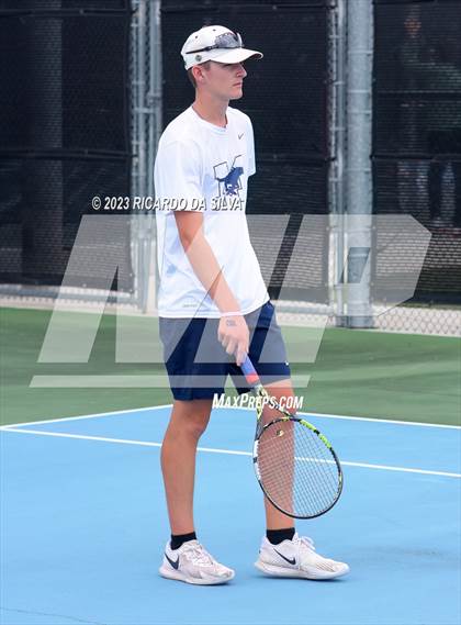 Thumbnail 2 in UIL Tennis 3A & 4A Mixed Doubles Quarterfinals photogallery.