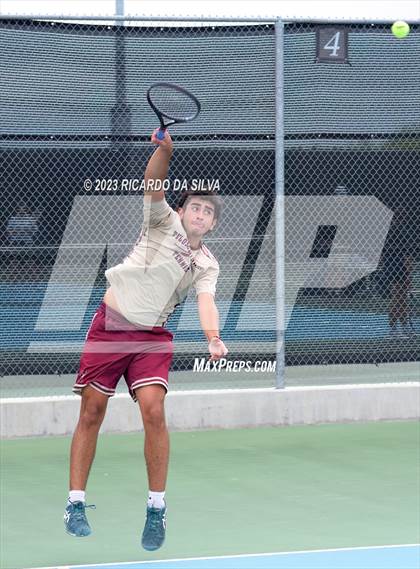 Thumbnail 2 in UIL Tennis 3A & 4A Mixed Doubles Quarterfinals photogallery.