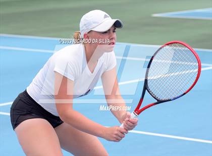 Thumbnail 1 in UIL Tennis 3A & 4A Mixed Doubles Quarterfinals photogallery.